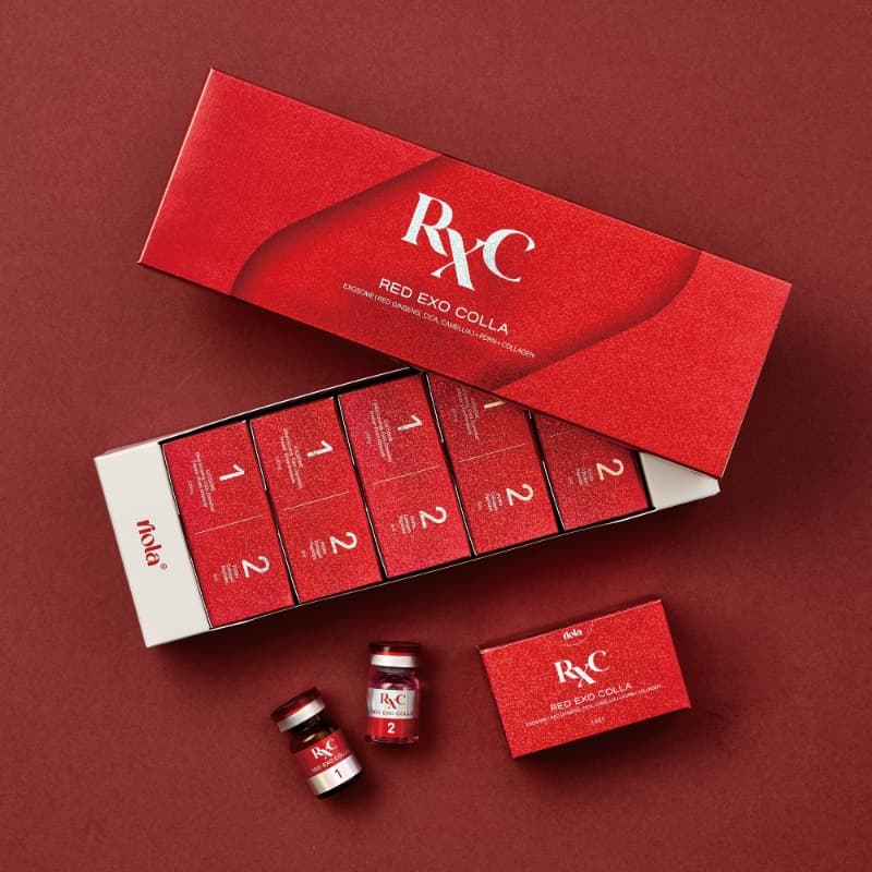 Red Exo Colla 100 mg × 5 liyofilize flakon ve 6 ml × 5 çözücü ampul seti